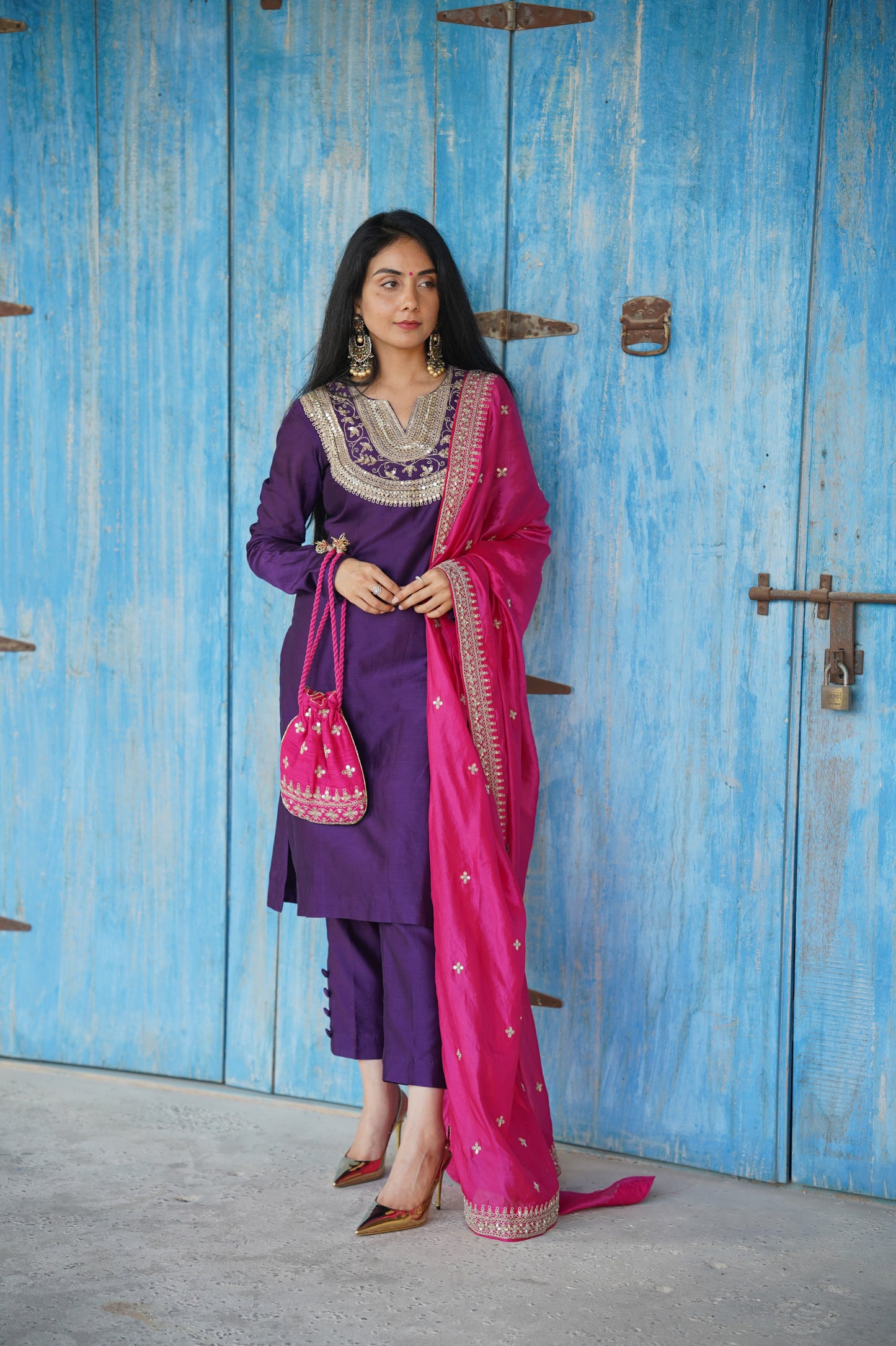 Rani Two Way Sling Potli