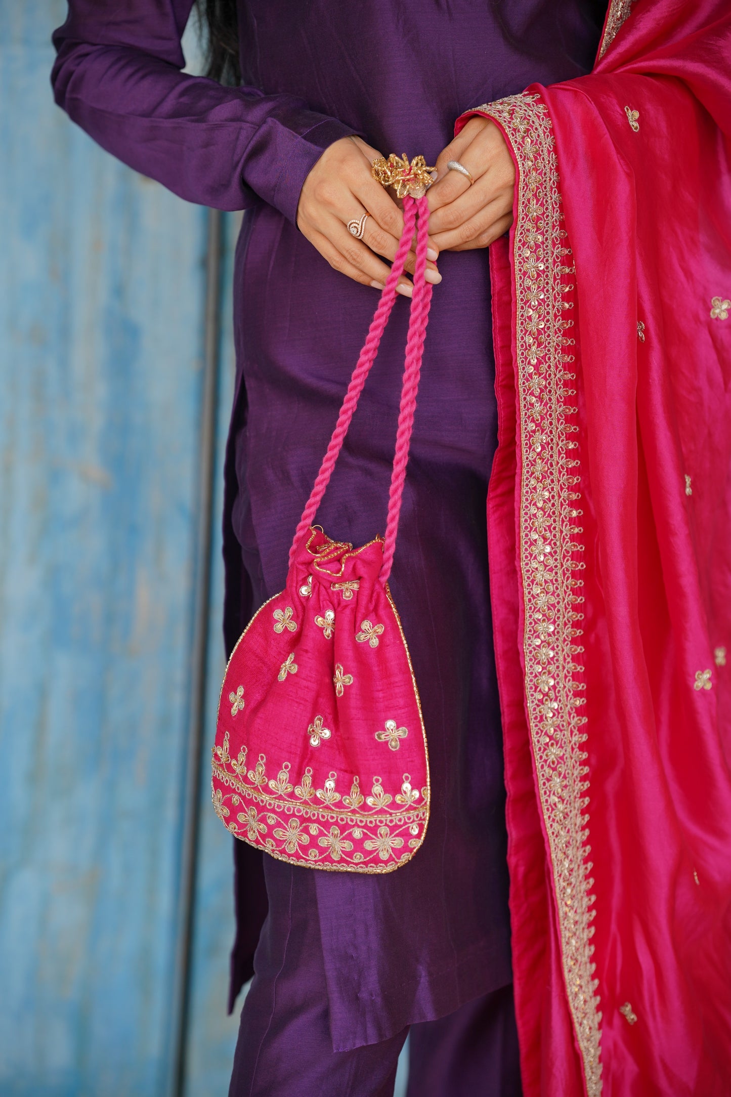Rani Two Way Sling Potli