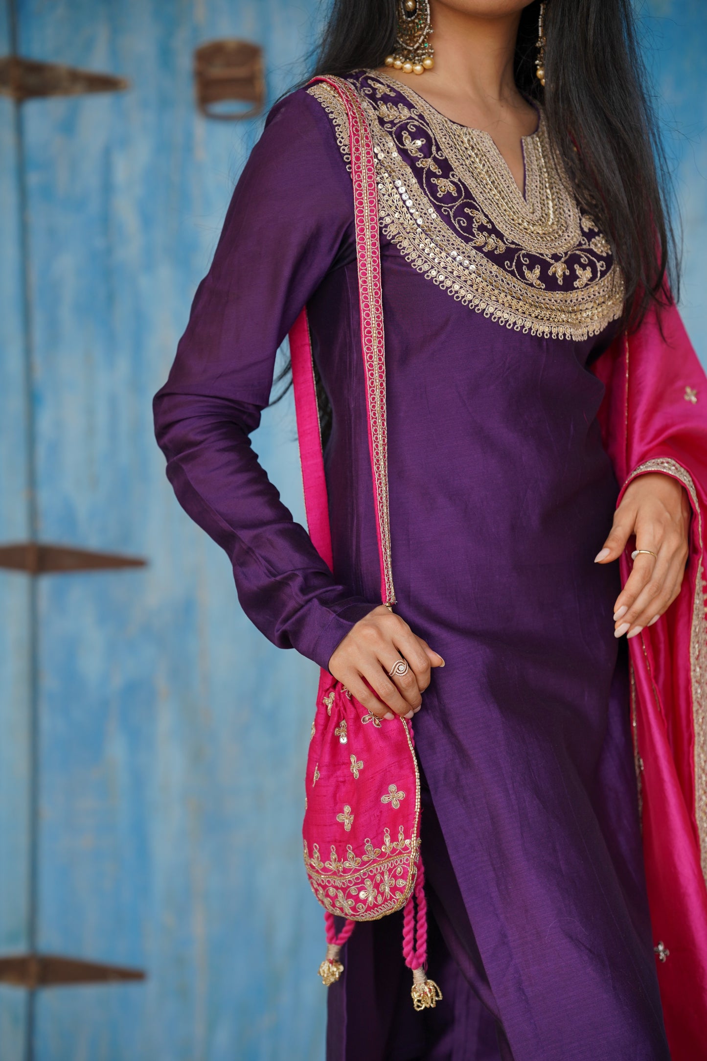 Rani Two Way Sling Potli