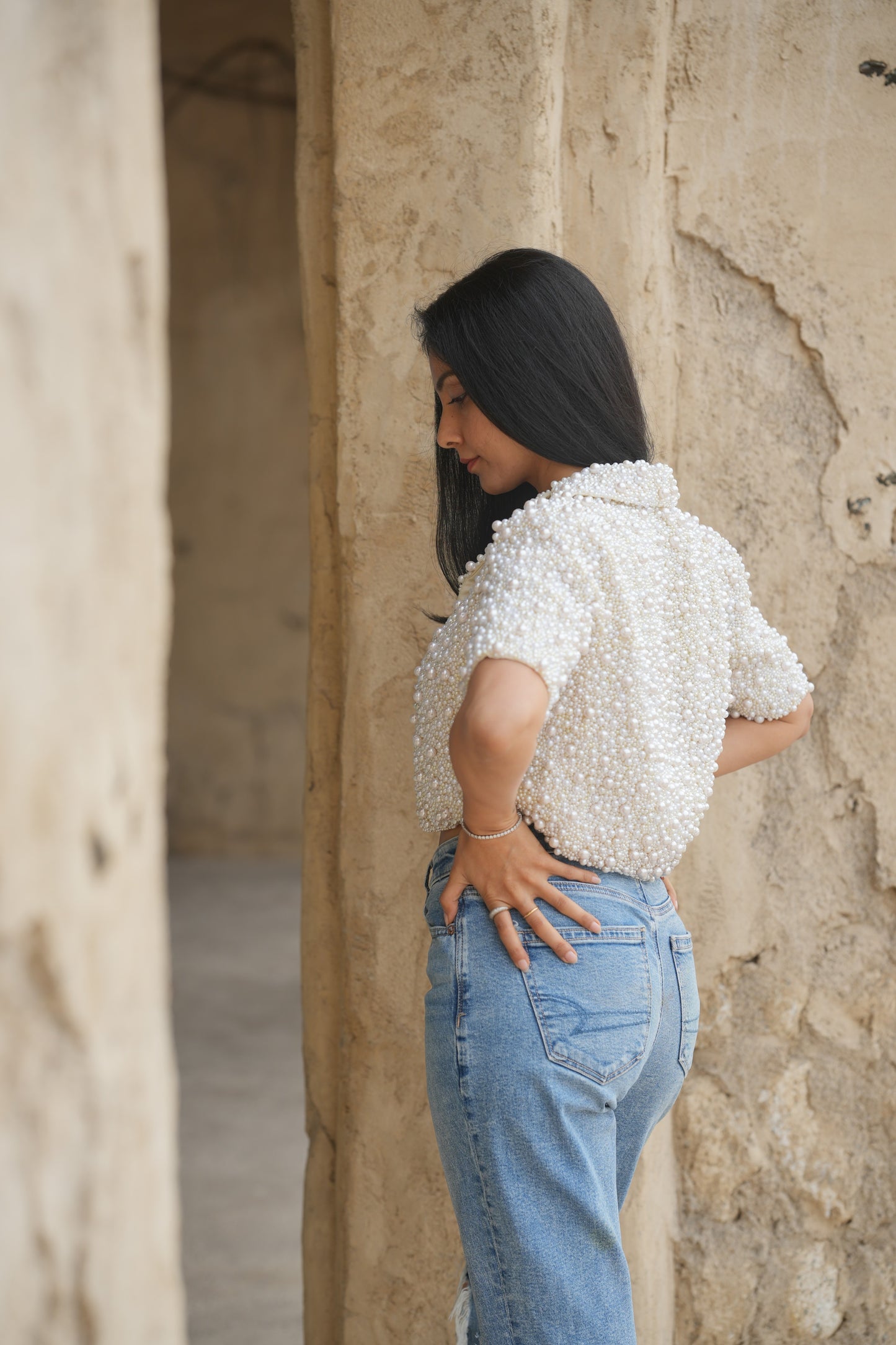 Zara Pearl Jacket