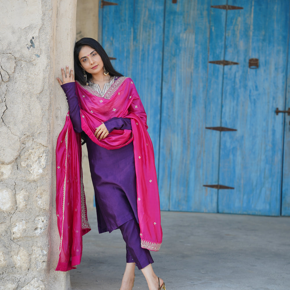 
                      
                        Rani Kurta Set
                      
                    